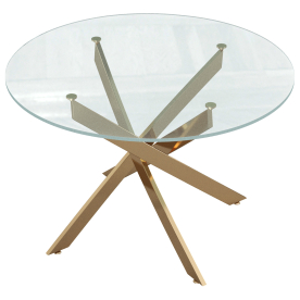 Стеклянный стол Dikline R90