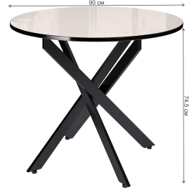Стеклянный стол DikLine Rs90