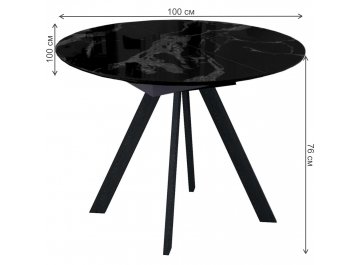 Стеклянный стол DikLine SFC100