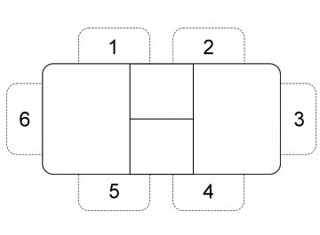 Стеклянный стол Инфинити 1100