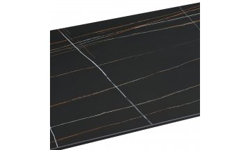 Керамический стол Нанна 160 черная керамика