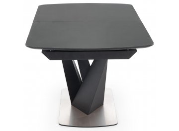 Обеденный стол Patrizio 160-200/90/77 темно-серый / черный
