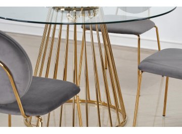 Стеклянный стол Liverpool 120/75