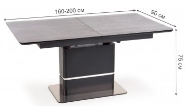 Стеклянный стол Martin 160-200/90/75