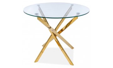 Стеклянный стол Agis d90