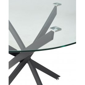 Стеклянный стол Petal D110