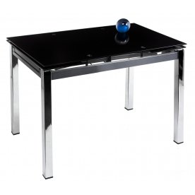 Стол раскладной Kvadro 110 черный