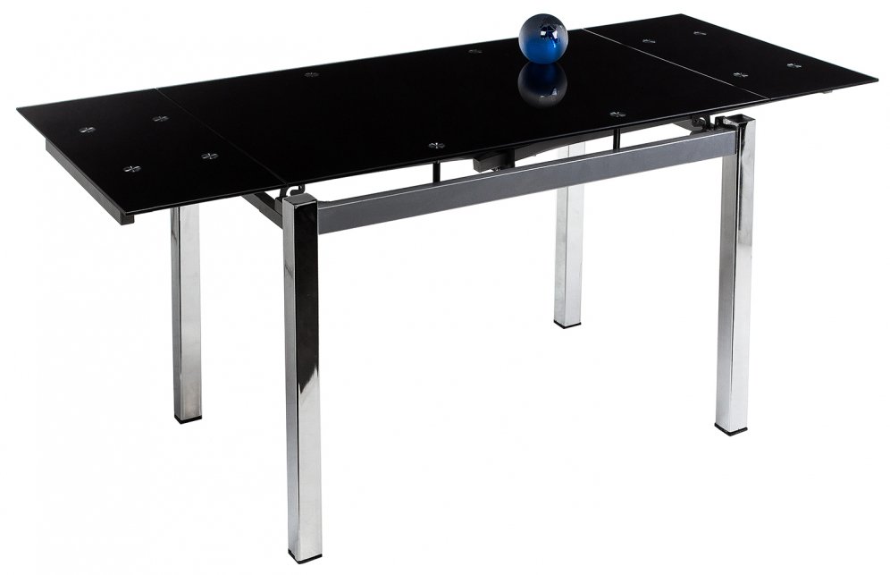 Стол раскладной Kvadro 110 черный