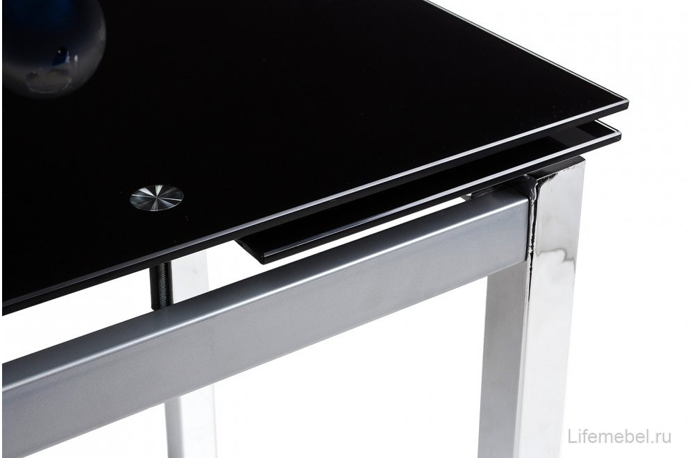 Стол раскладной Kvadro 110 черный