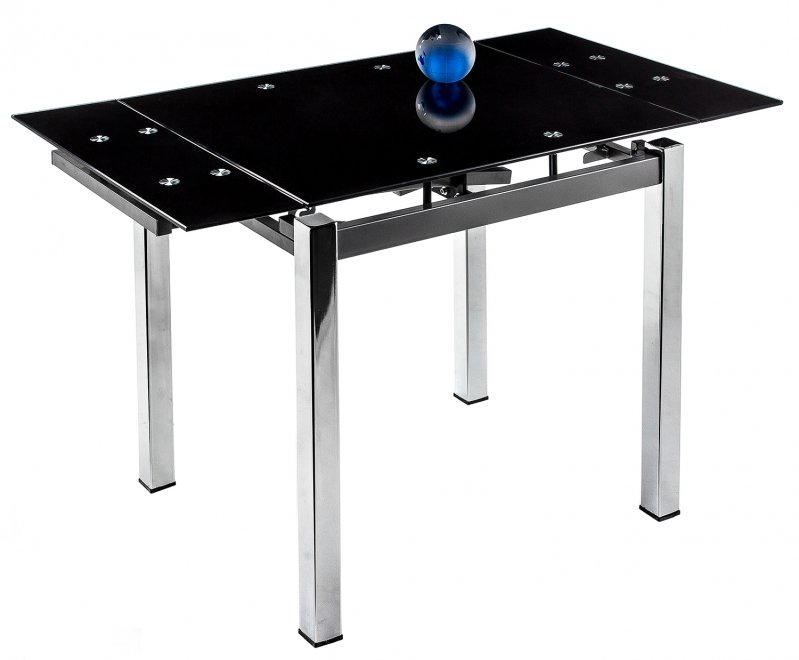 Стол раскладной Kvadro 80 черный