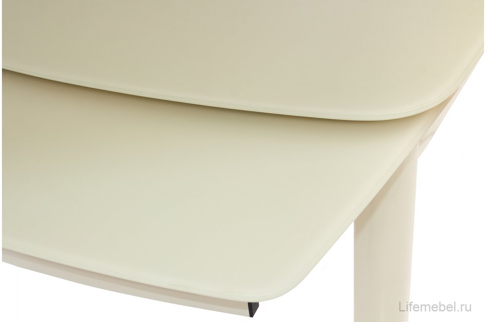 Стол стеклянный DT6236B раскладной beige (s220)