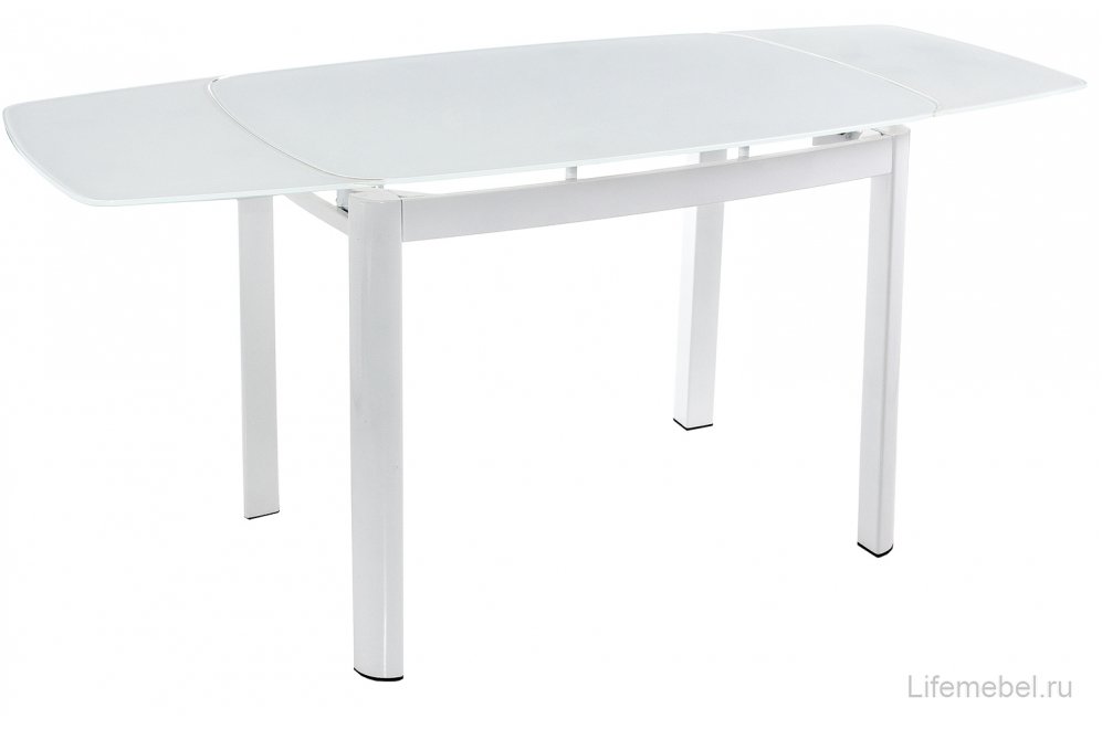 Стол стеклянный DT6236C раскладной super white