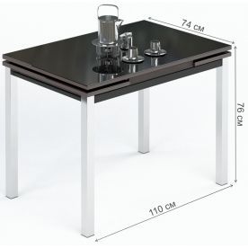 Стеклянный стол Париж 2Р