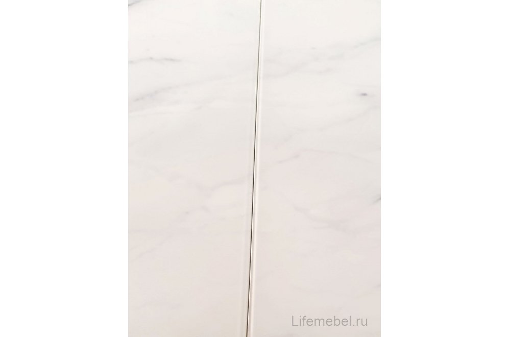 Стол B1300 камень белый сатин / белый