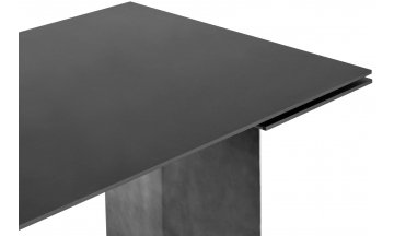 Керамический стол Синга керамика темная