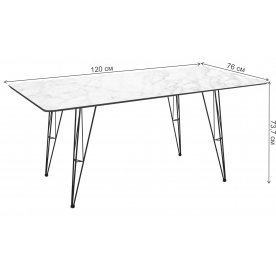 Стол Sheffilton SHT-TU10/ТT27-1 120/76