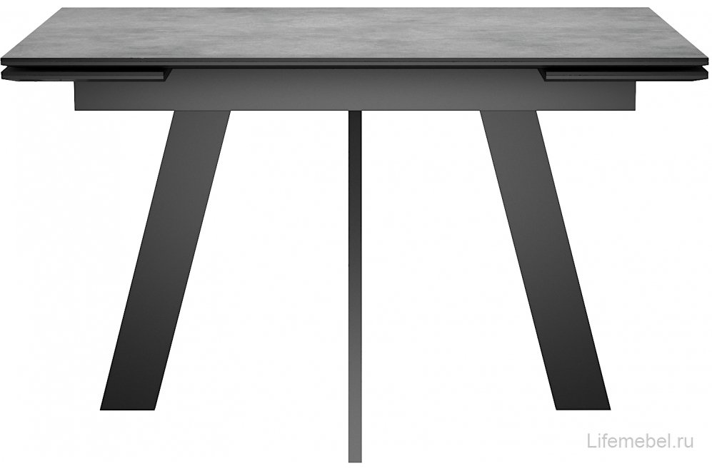 Стол Wings северный камень / черный