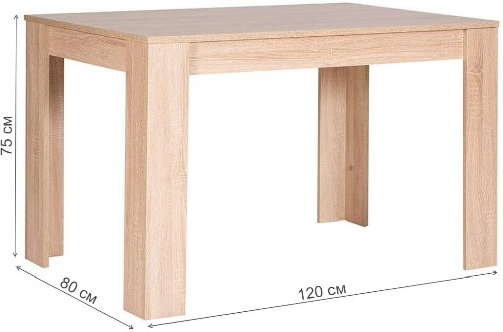 Стол обеденный Антей сонома