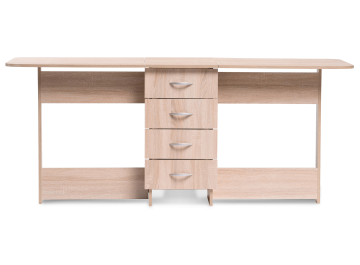 Обеденный стол Глория 606 М с ящиками дуб сонома