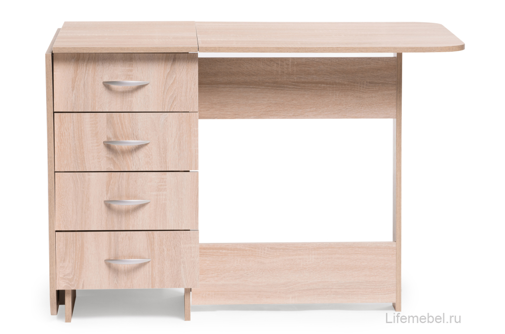 Стол-книжка Глория 606 М с ящиками дуб сонома
