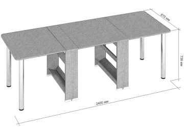Стол-книжка СКР-16-Р 2400