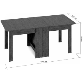 Стол-книжка СКР-17-Р 2500