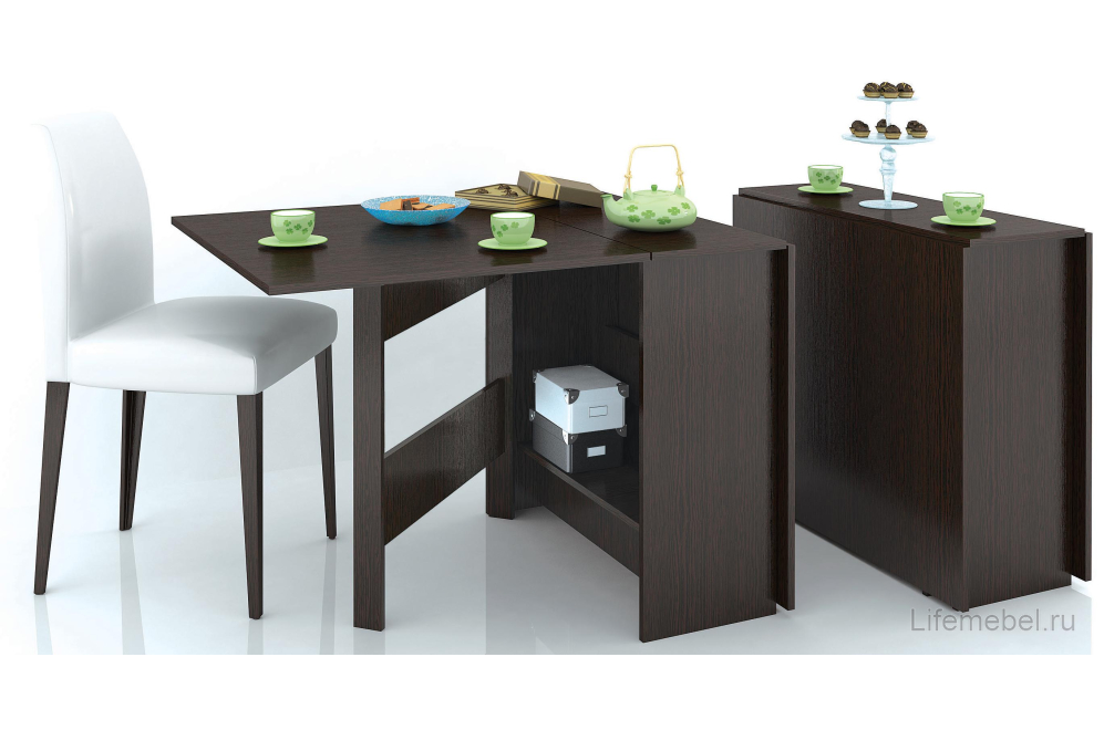 Стол-книжка венге