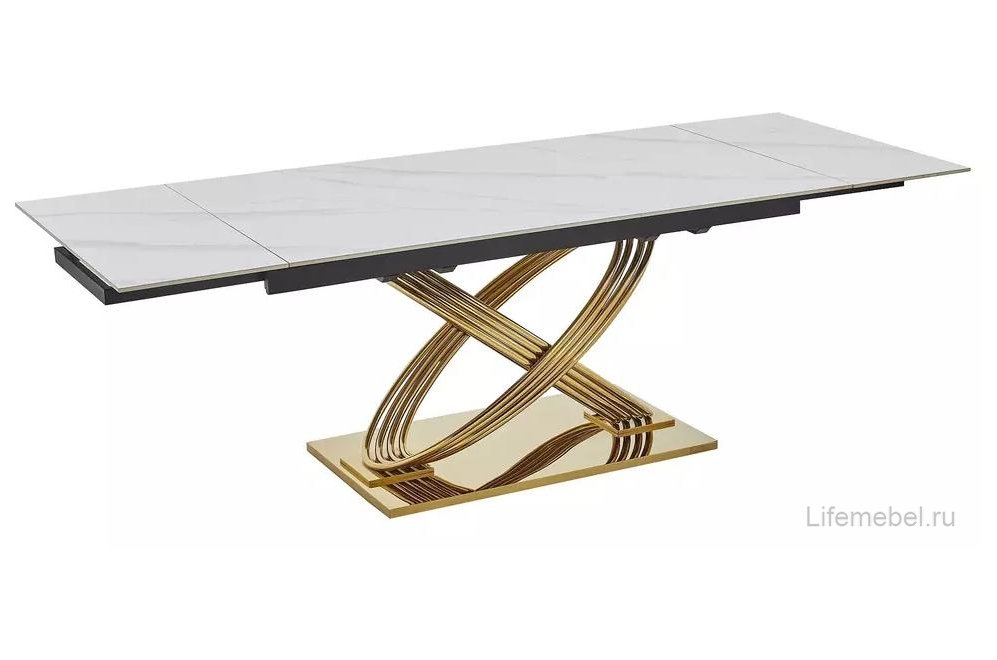 Керамический стол Hermes II белый