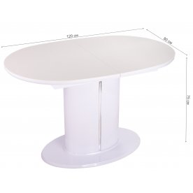 Стол на тумбе Румба О-1 КМ 04 БГ 06-1 БГ