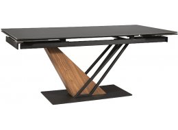 Керамический стол Genesis 180 черный / пепел