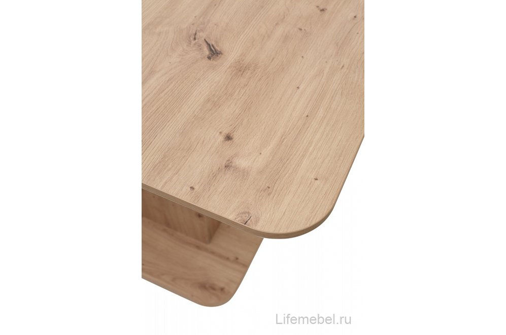 Стол на тумбе Sirius 120 дуб артисан / белый