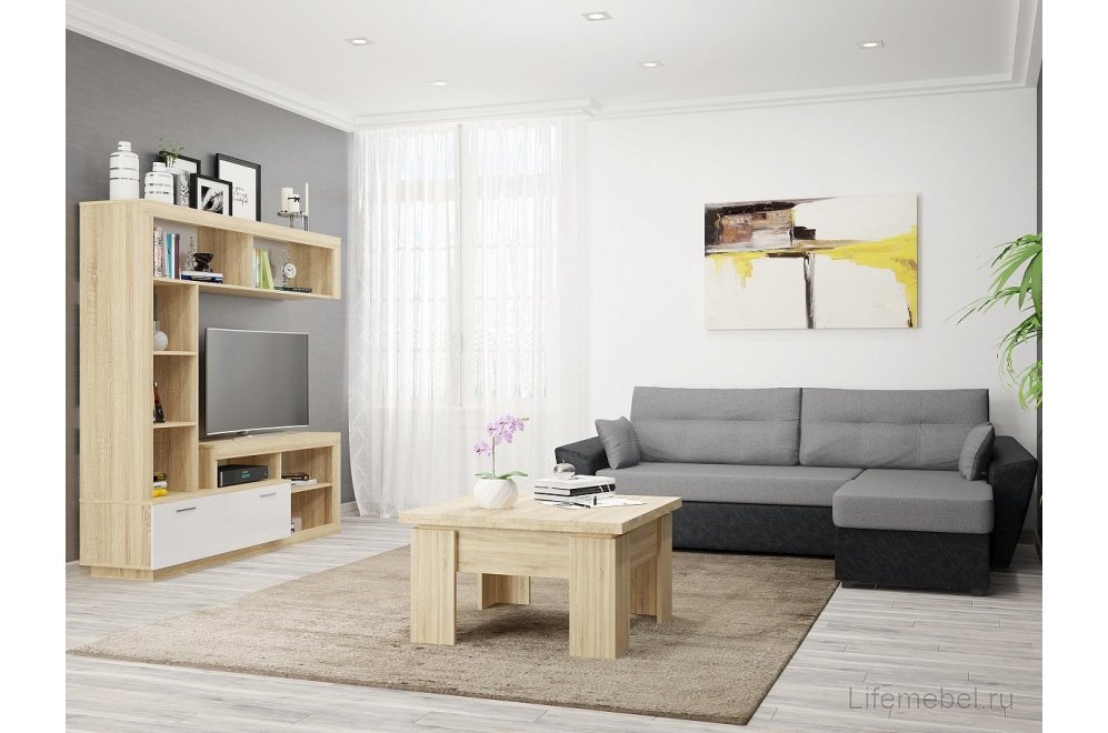 Стол-трансформер 093-0095 ЛДСП дуб сонома