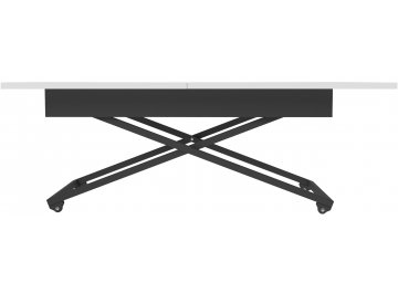 Обеденный стол Калифорния Андрэ Loft белый / черный