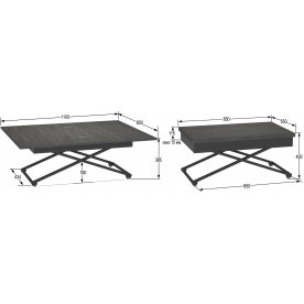 Стол-трансформер Калифорния Андрэ Loft