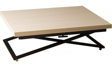 Стол-трансформер Compact D51/S53 выбеленный дуб / черный