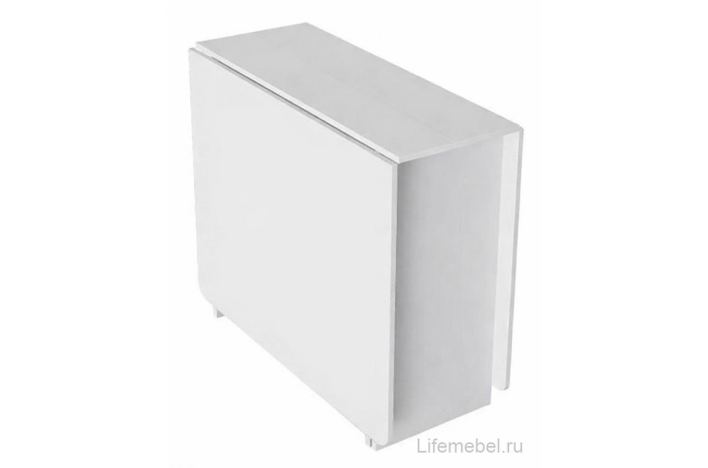Стол-книжка раскладной белый