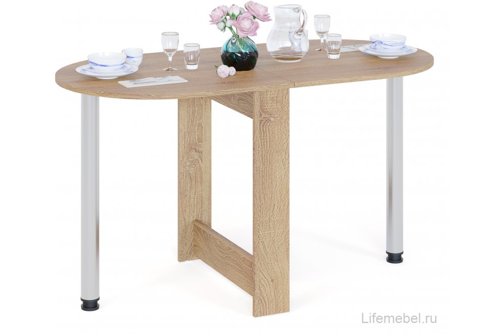 Стол-книжка СП-18 лдсп дуб сонома