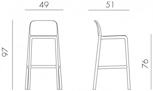 Барный стул 003/4034616000 агава