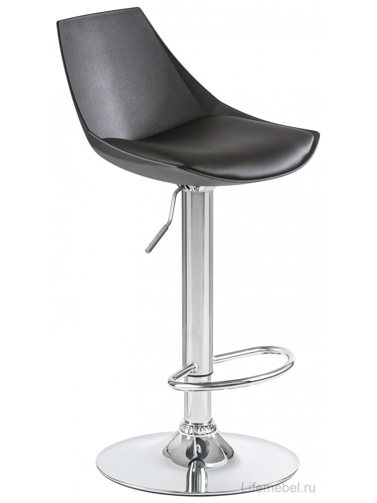 Барный стул Rocky черный / хром