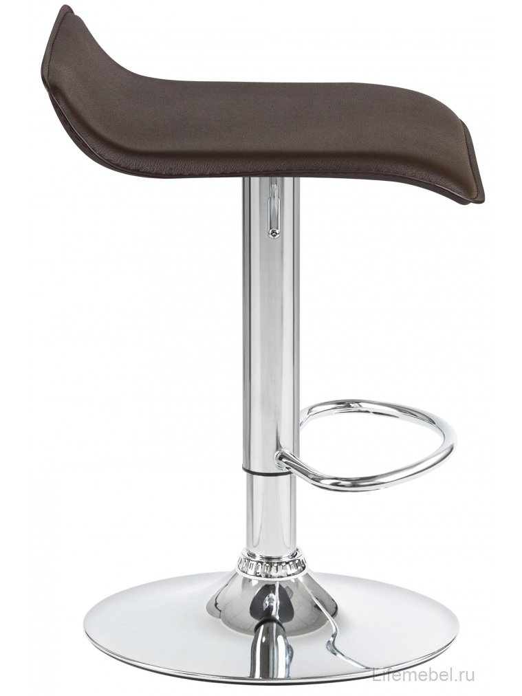 Барный стул Tommy коричневый / хром