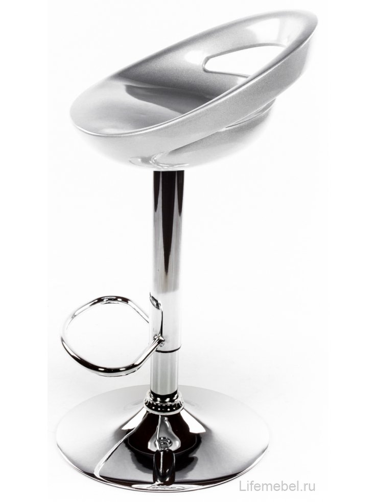Барный стул Alfa серебристый