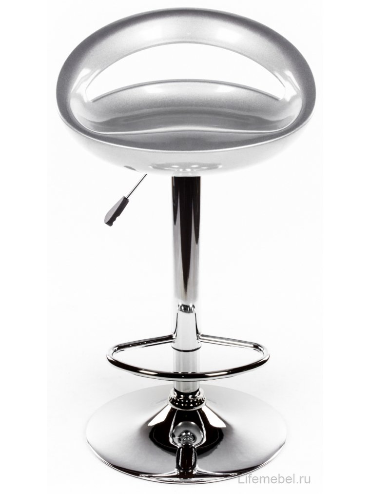 Барный стул Alfa серебристый
