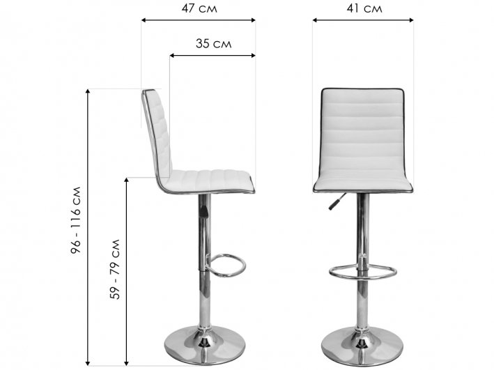Барный стул Capri велюр пыльный голубой