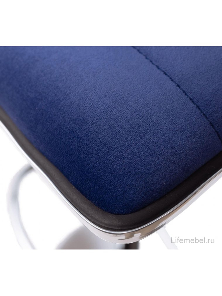 Барный стул Capri велюр сапфировый