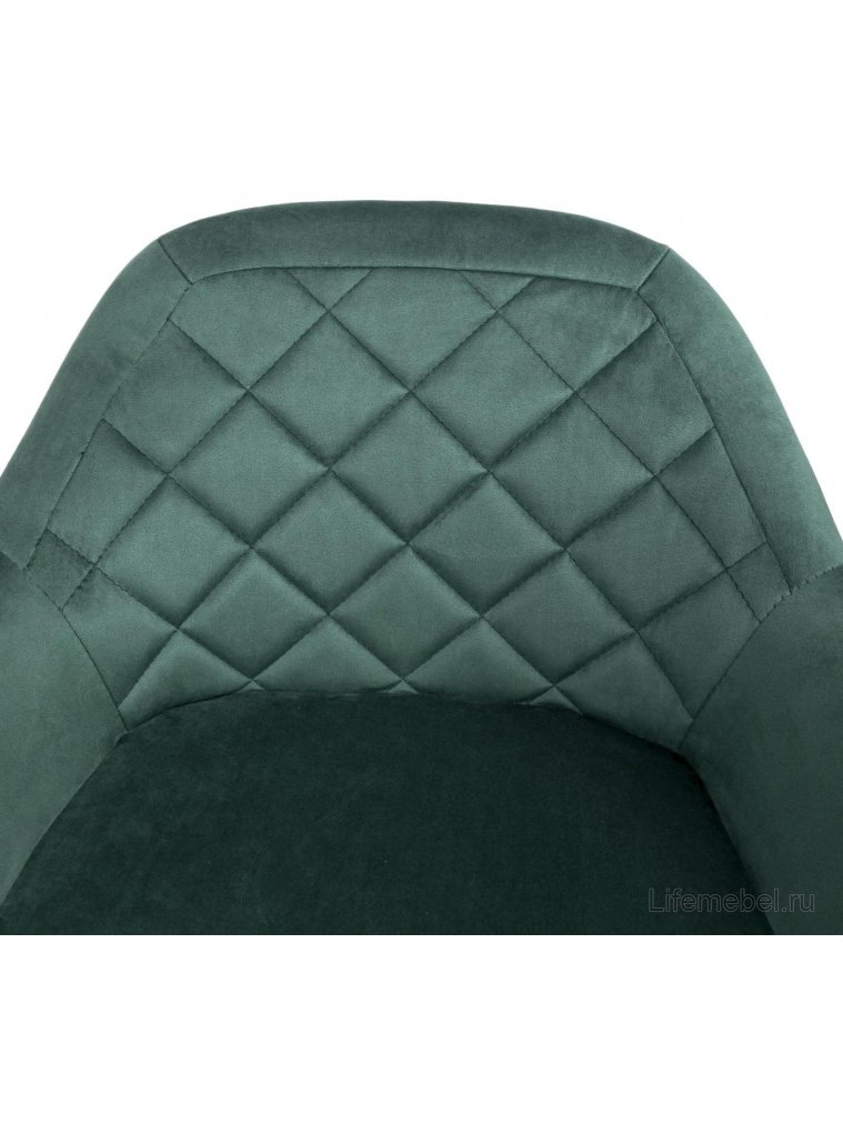 Барный стул Lisbon велюр зеленый