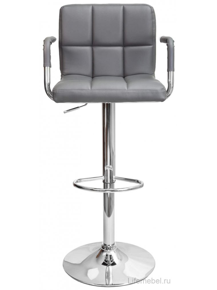 Барный стул Oregon экокожа серый
