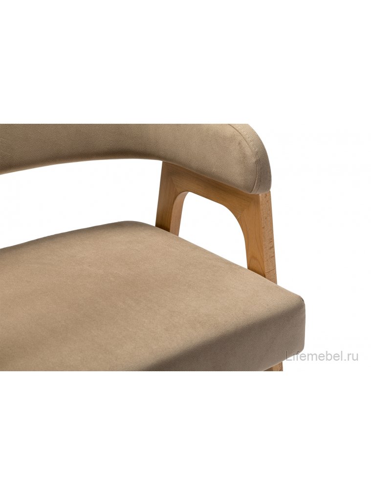 Барный стул Baxter beige / натуральный