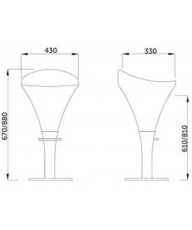 Барный стул Bomba