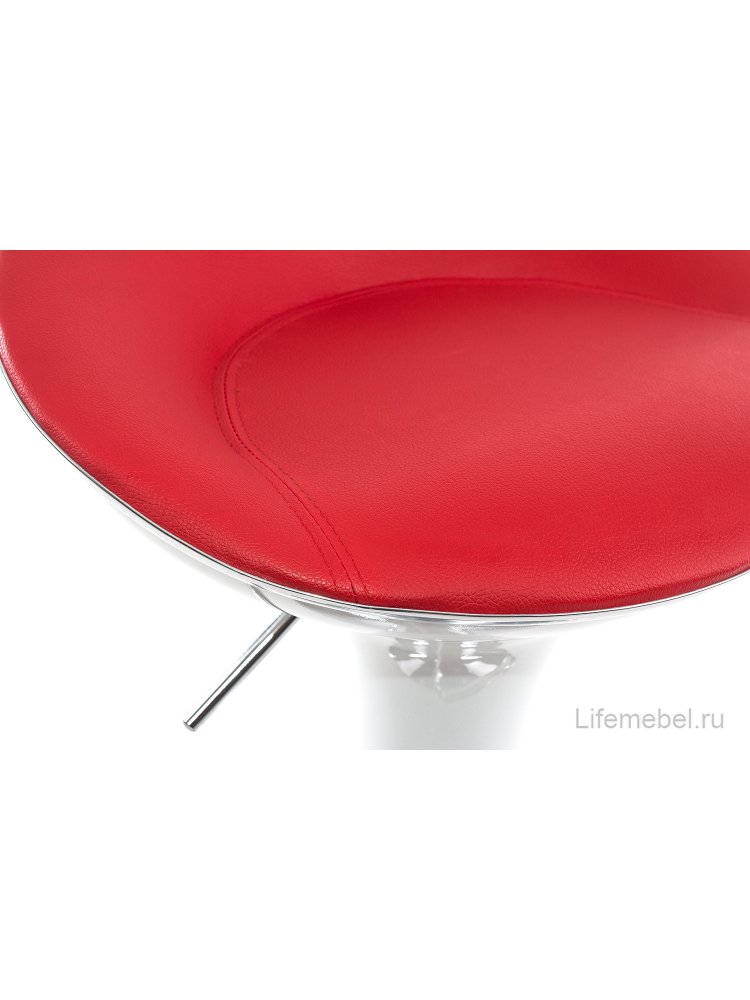 Барный стул Bomba Soft white / red