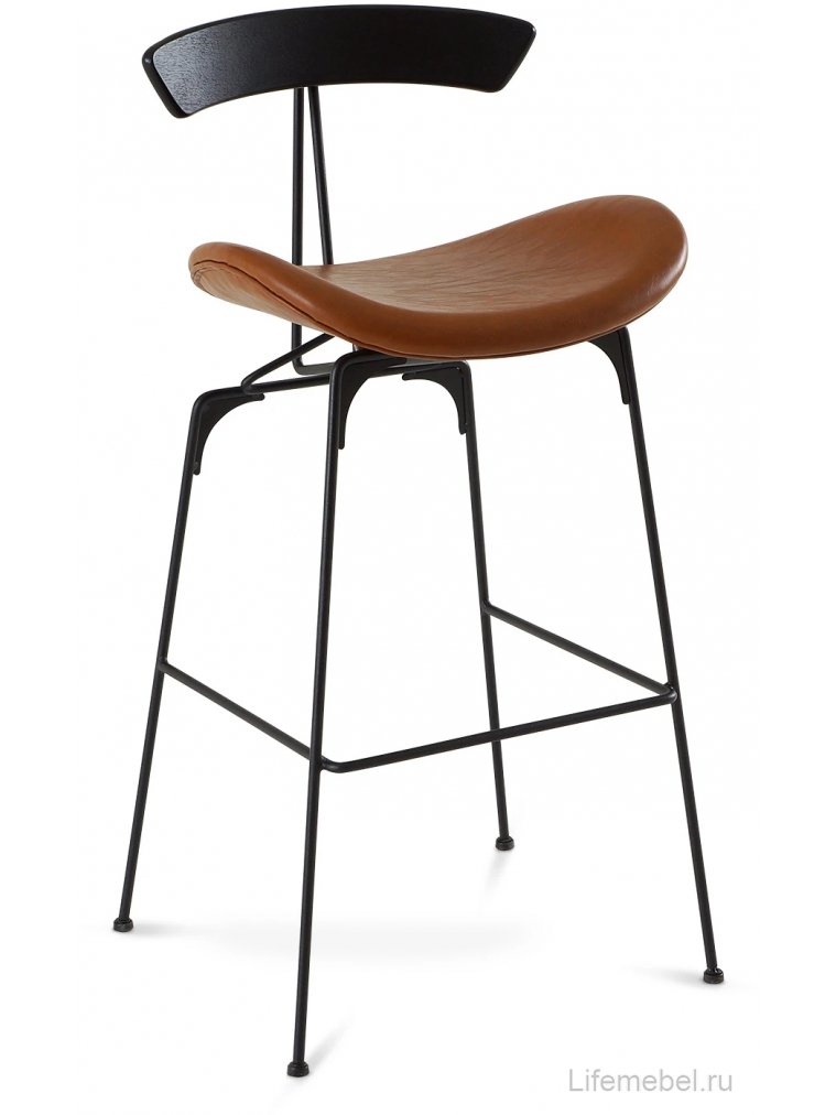 Барный стул Bonni коричневый / черный